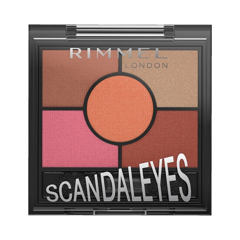 palette 5 ombretti wet & Dry da usare bagnati o asciutti rimmel london numero 04