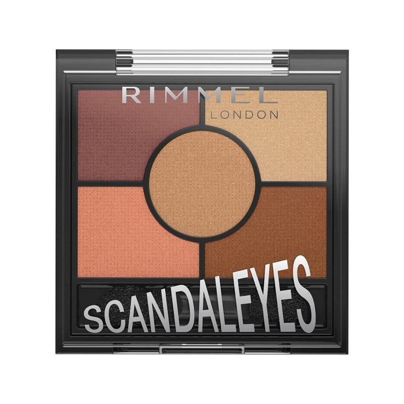 palette 5 ombretti wet & Dry da usare bagnati o asciutti rimmel london numero 05