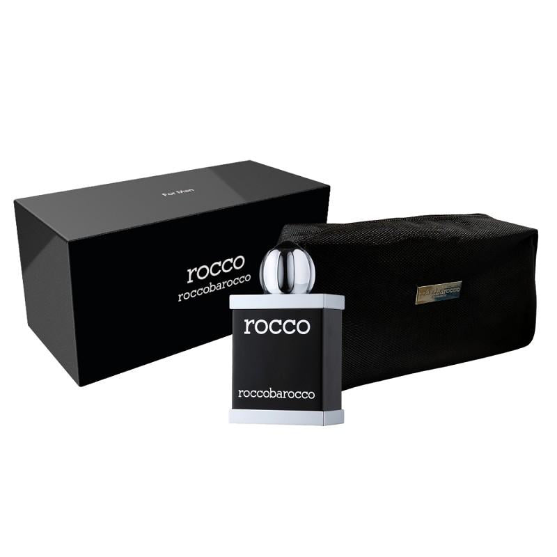 Roccobarocco Uomo Confezione Regalo Black profumo e beauty case