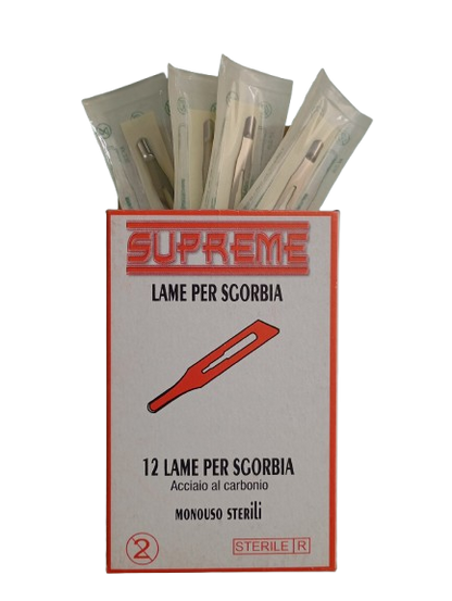lame per sgorbie Supreme pacco da 12 pezzi