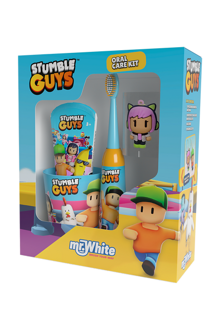 stumble guys confezione denti con personaggio