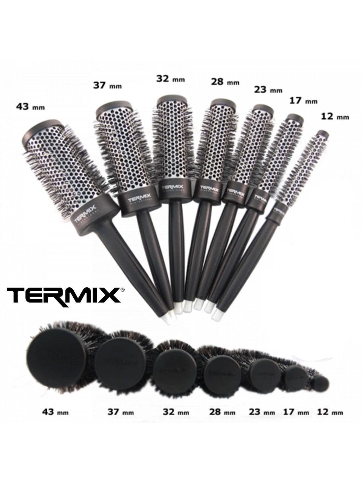 Termix Spazzole In Alluminio Professionali Varie Misure
