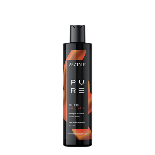 Shampoo per capelli secchie aridi pure nutri abstyle 300 ml