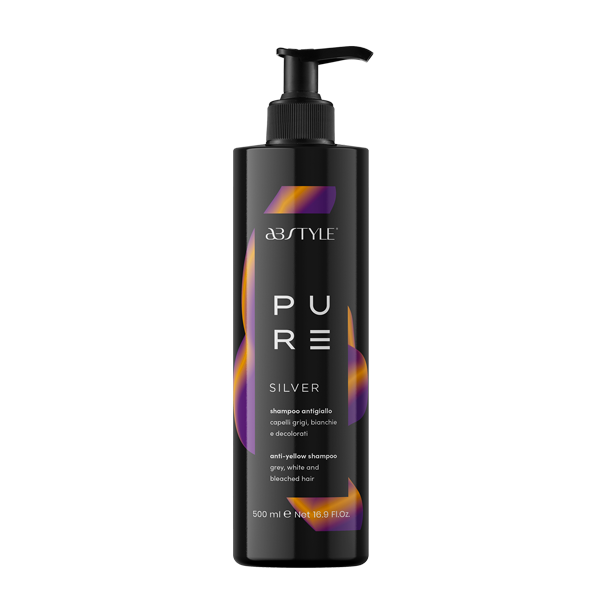 Abstyle Pure Silver Shampoo Antigiallo 500 ml