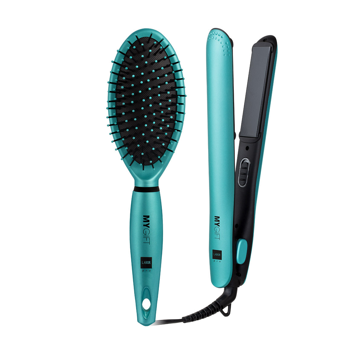 Labor My Gift Kit piastra professionale e spazzola per capelli