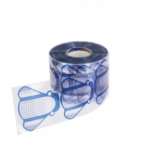 Estrosa Cartine Nail Form Sagomate Trasparenti Rotolo 500 pz