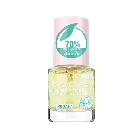 Debby Smalto 100% Clean Vegan Olio Unghie e Cuticole alla Camomilla
