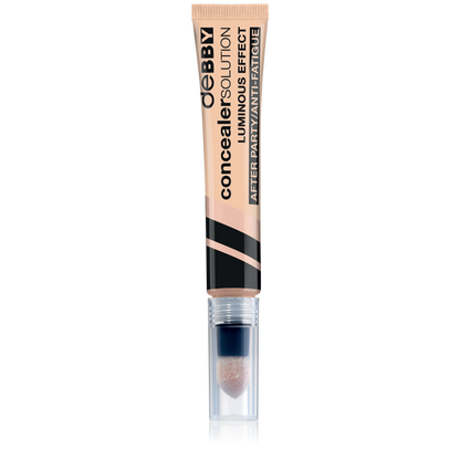 debby correttore fluido luminoso, anti fatica con spugnetta rose 4