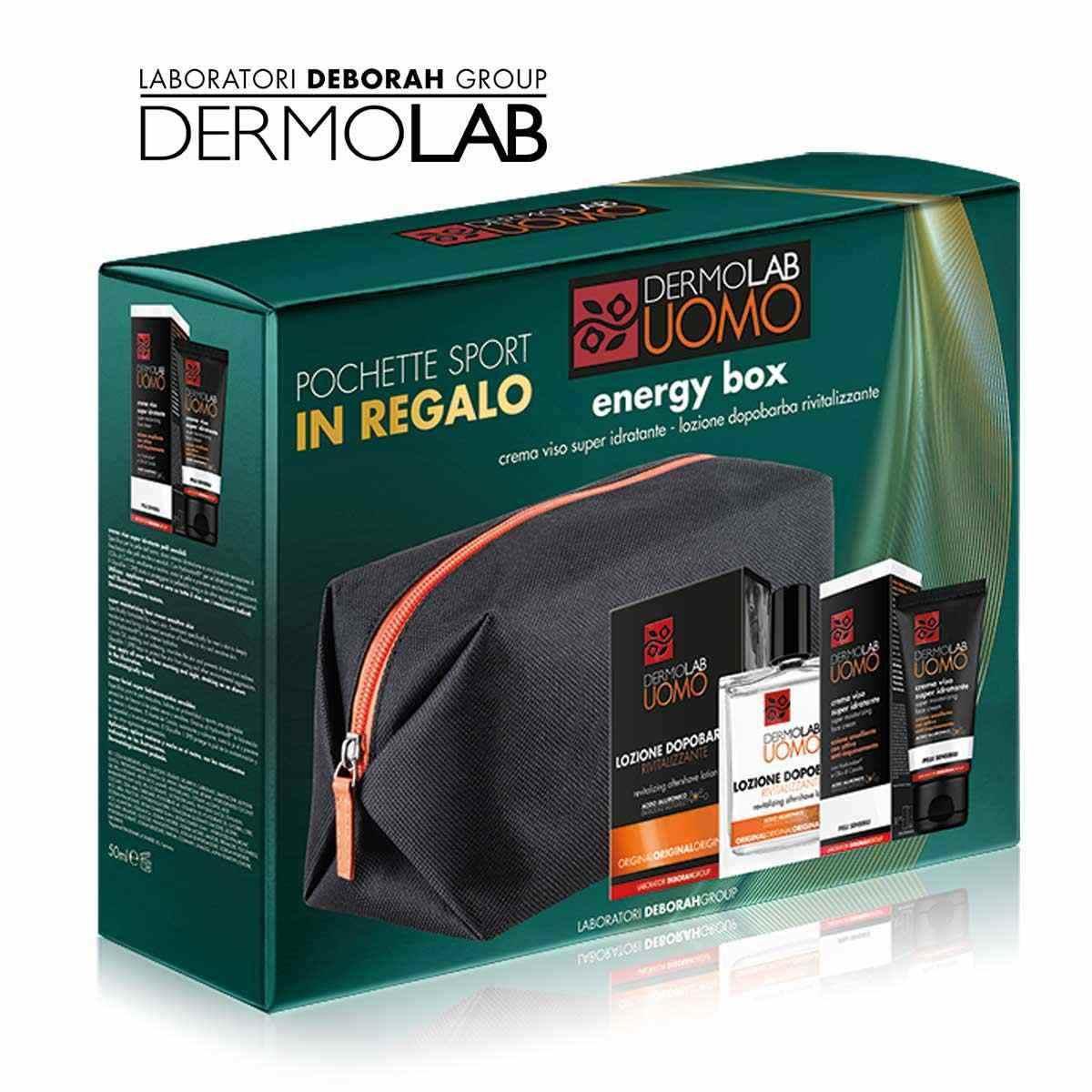 Dermolab Uomo Confezione Regalo 2 Pezzi+ Pochette Vari Tipi