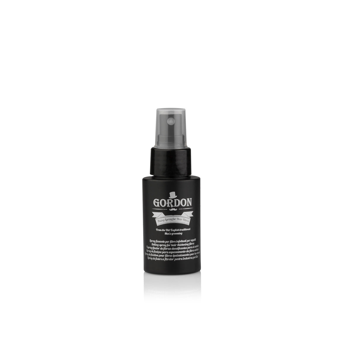 Fissativo spray per fibre calvizie