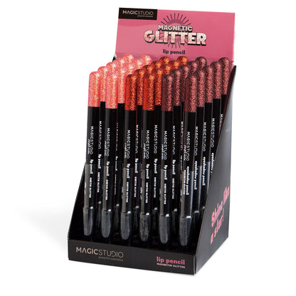 Magic Studio Matita Labbra Glitterata Maxi  Magnetic Glitter Varie Colorazioni