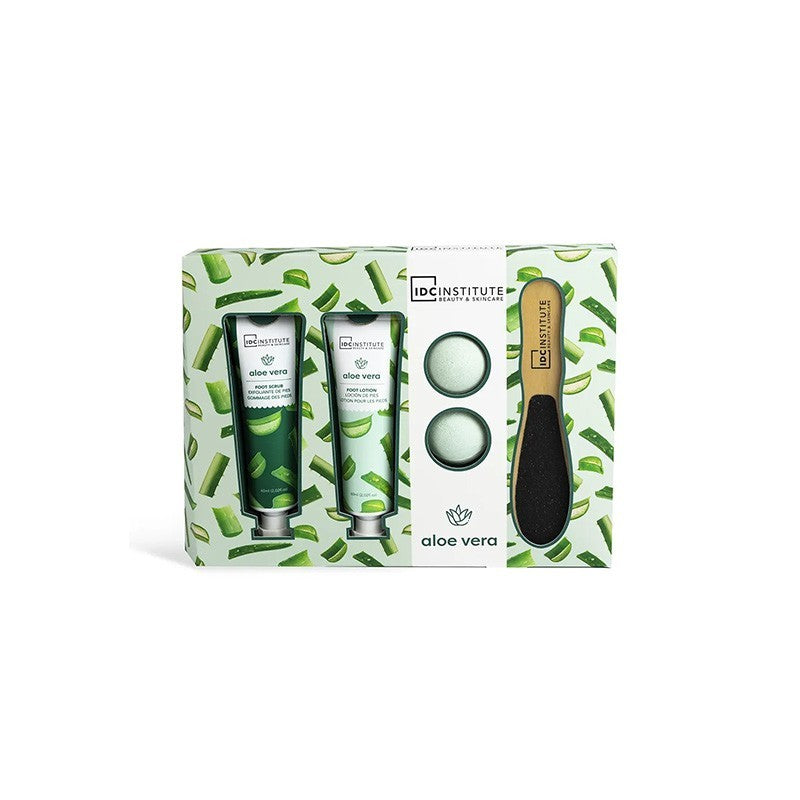 box cura dei piedi all'aloe vera