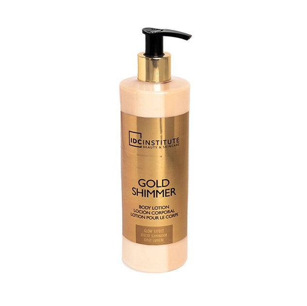 idc institute crema corpo illuminante gold shimmer 400 ml con erogatore