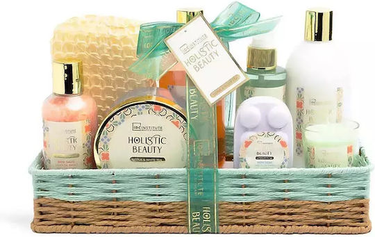 idc institute holistic beauty cesto prodotti da bagno completo