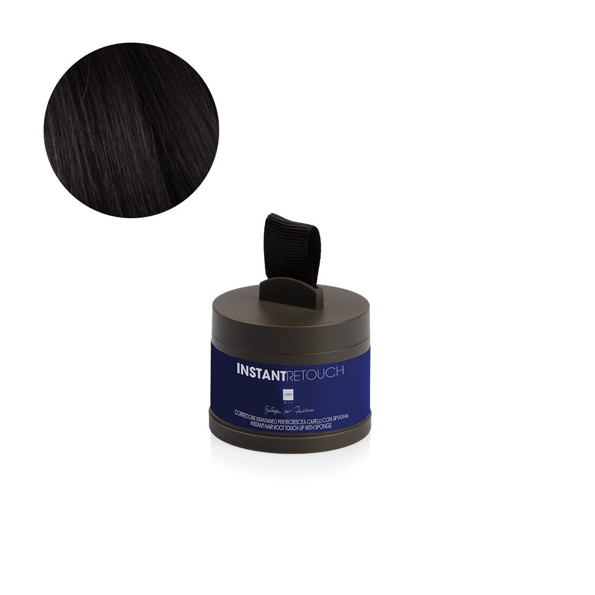 ritocco per ricrescita capelli in polvere bruno