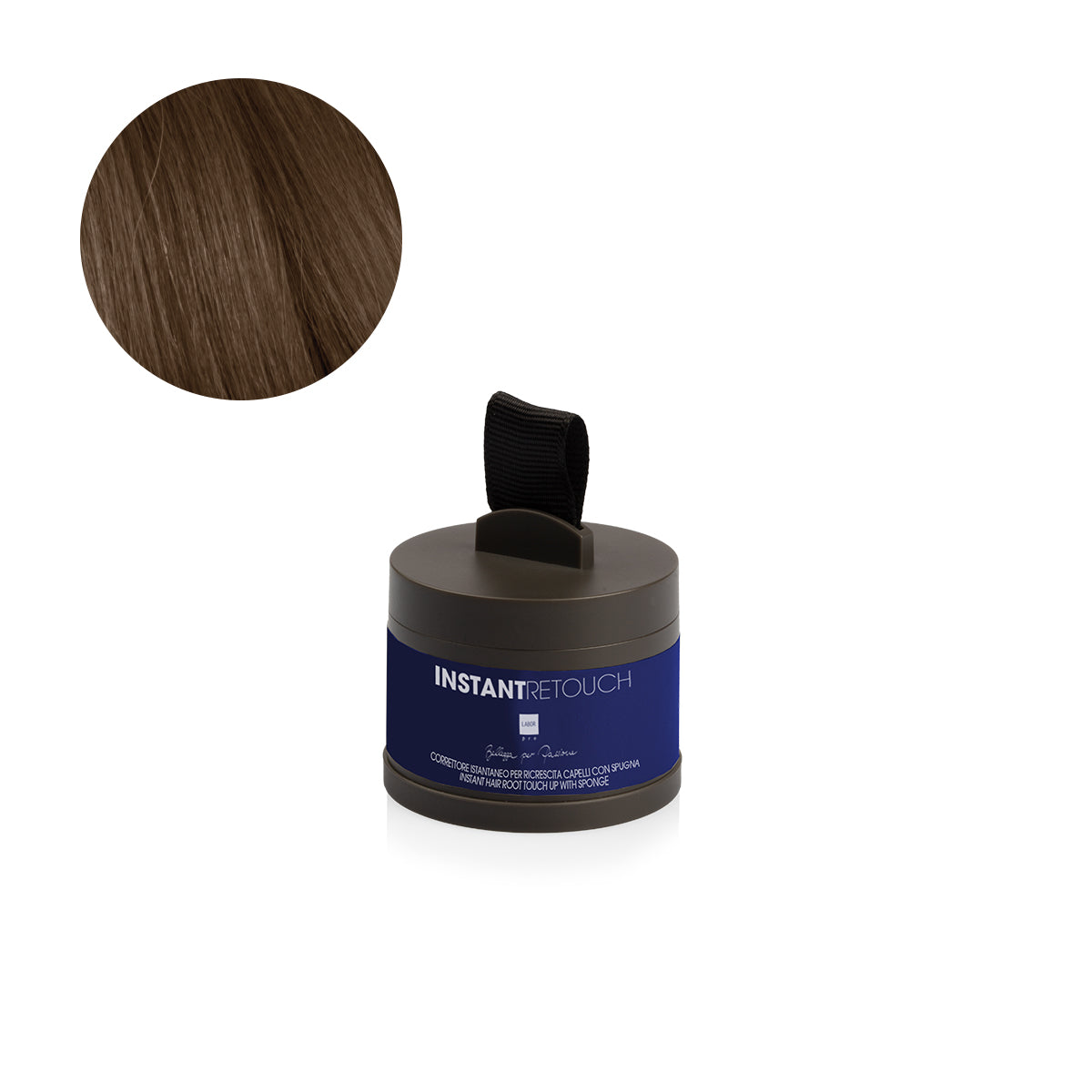 ritocco per ricrescita capelli in polvere castano chiaro