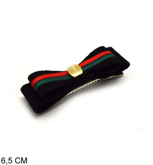 becco a fiocco nero per capelli
