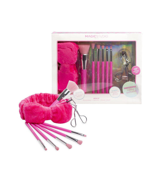 set pennellucco con fascia e piegaciglia magic studio