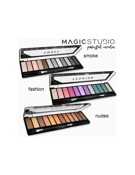 palette 12 ombretti magic studio nudes fashion smoke