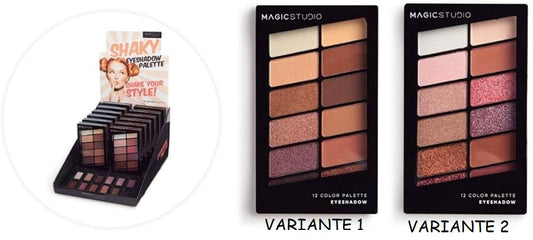 palette 12 ombretti shaky magic studio