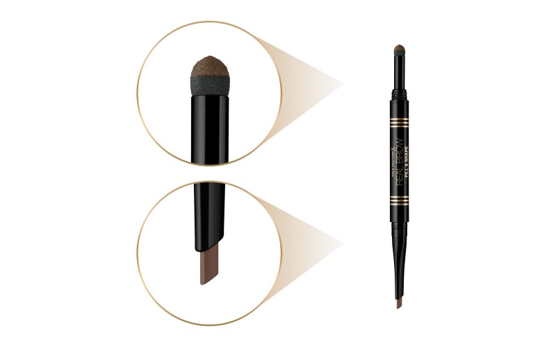 Max Factor Matita Automatica Sopracciglia 2 in 1 Real Brow Fill e Shape
