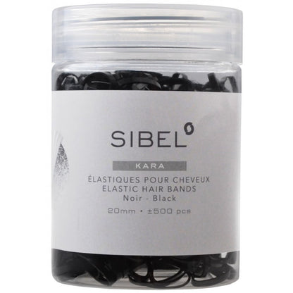 Sibel Claire Elastici per Capelli Professionali da Acconciature 500 pz