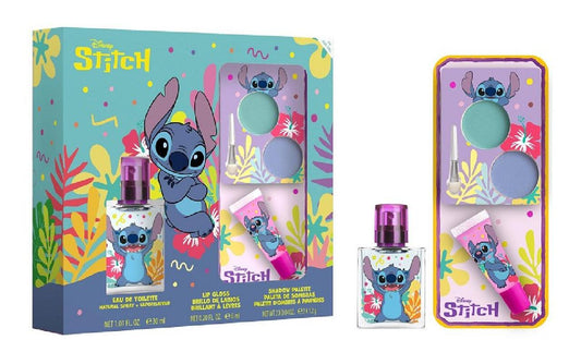 set stitch confezione regalo con profumo e make up