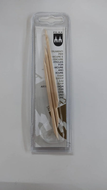 Bastoncini Legno d'Arancio Spingi Cuticole FILAX