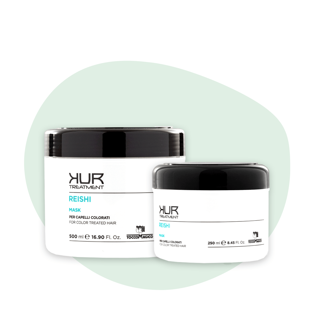 Tocco mgico kur maschera reishi per capelli clorati 250 ml e 500 ml