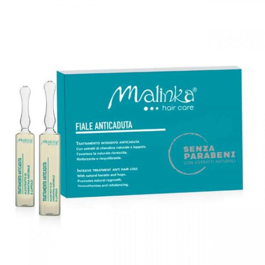 Malinka fiale per prevenzione caduta capelli
