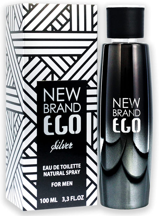 new brand ego silver eau de toilette 100 ml