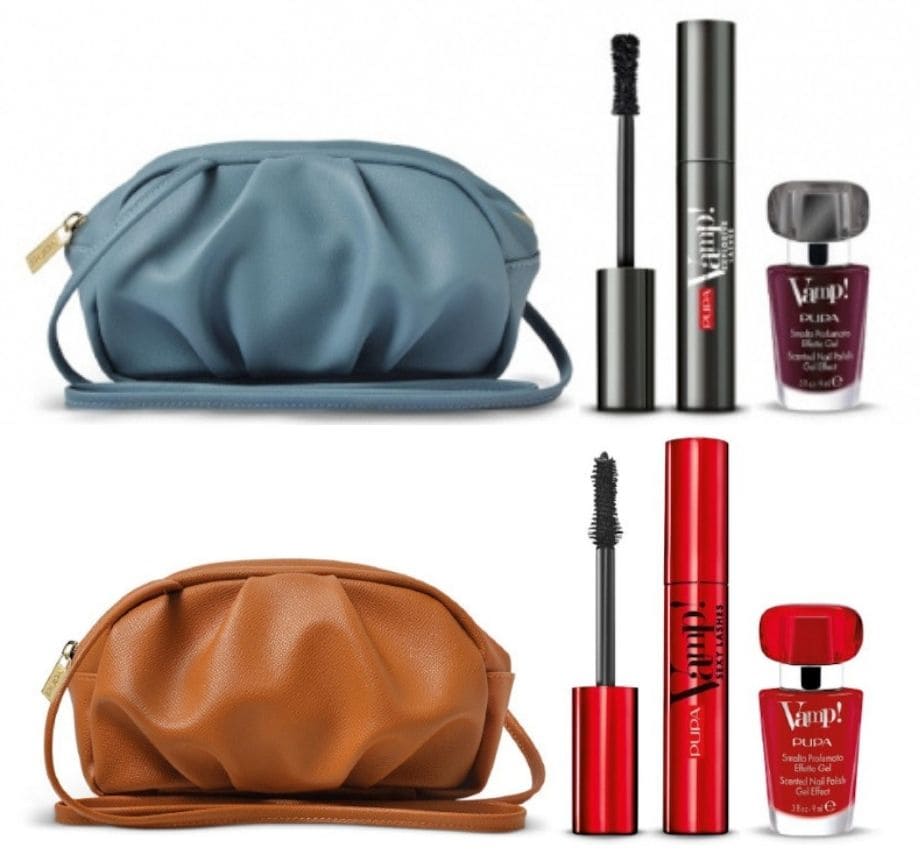 PUPA Mini-Bag con Mascara Vamp e Smalto Vamp Kit Donna  Confezione Regalo